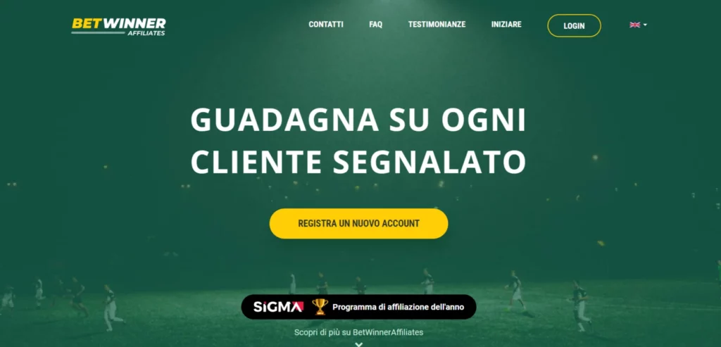 Come iscriversi agli affiliati di BetWinner